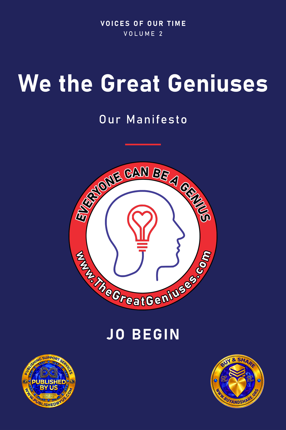We the Great Geniuses — Édition anglaise